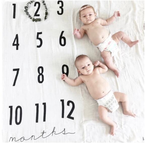 BATZ KIDS Milestone Blanket Months Cotton/Bamboo - Picture 2 of 7